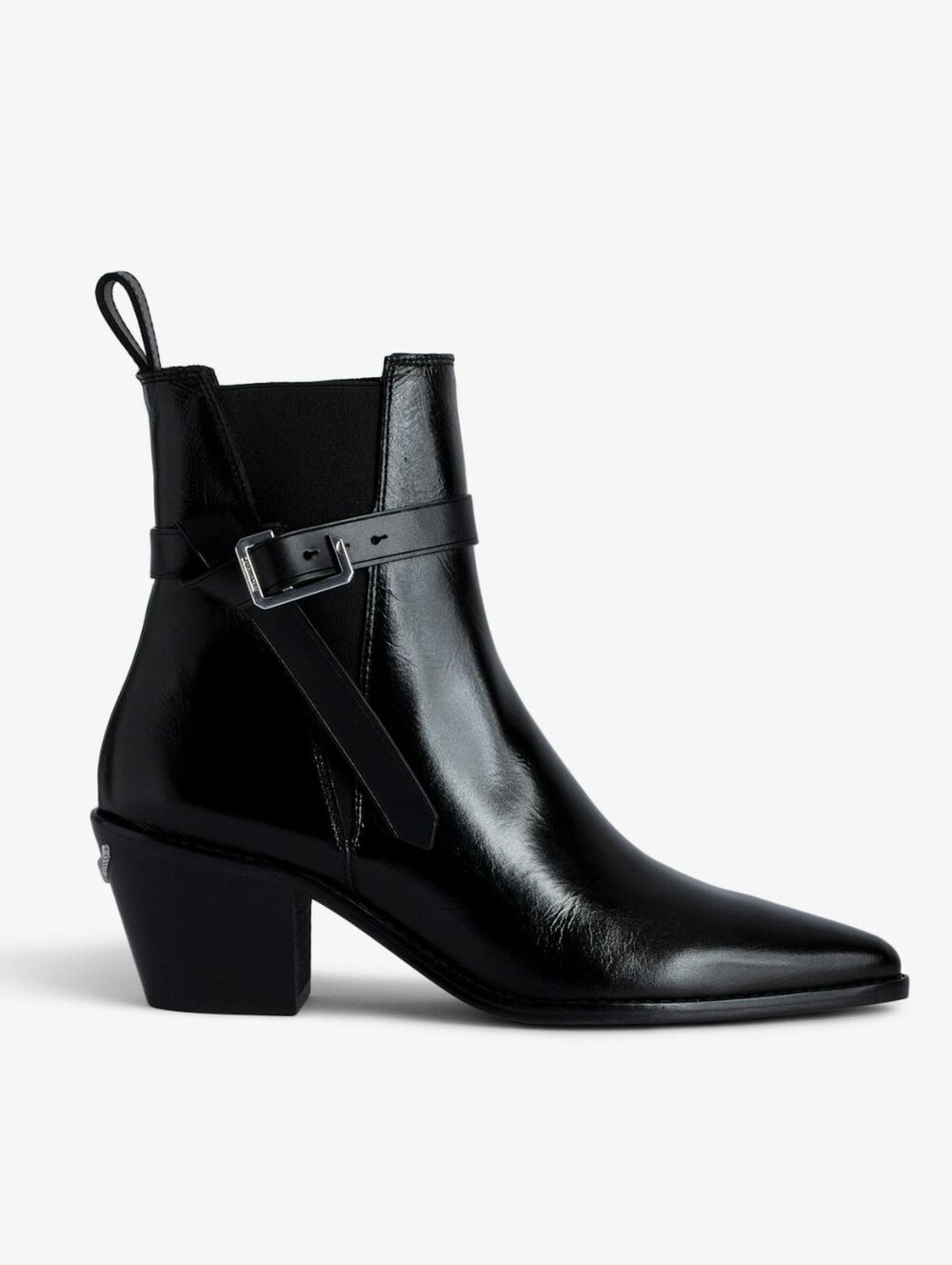 NWT Zadig & Voltaire Tyler Ankle Boots in Black Leather